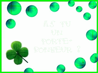 as tu un porte boneur